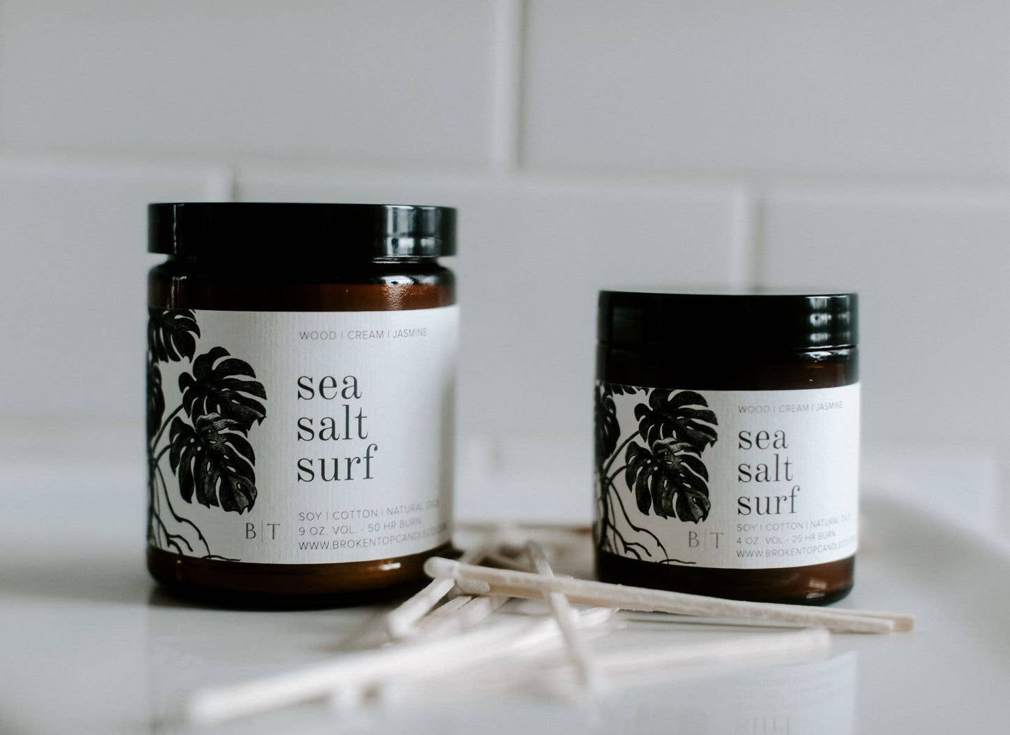 Broken Top Brands - Natural Soy Candle - Sea Salt Surf - 4 oz