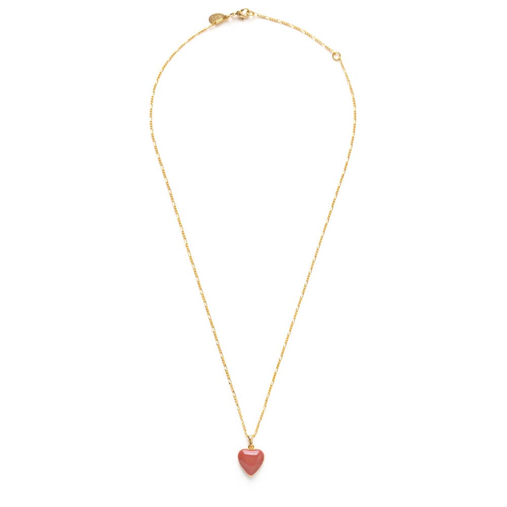 Amano Studio - Small Heart Enamel Locket: Canyon