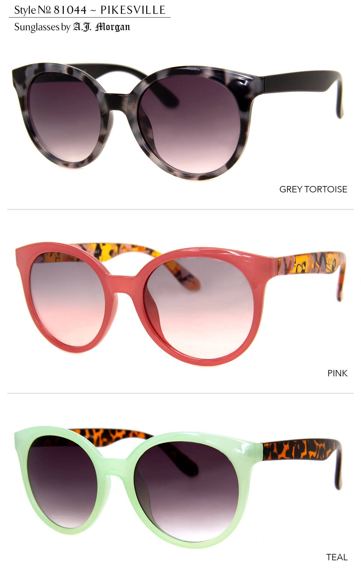 A.J. Morgan - Pikesville - Sunglasses: Pink