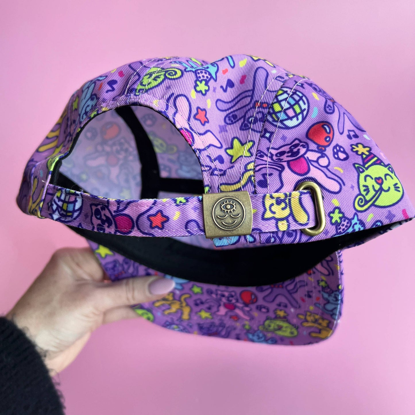 Hat - Disco Cats Pawty Pattern