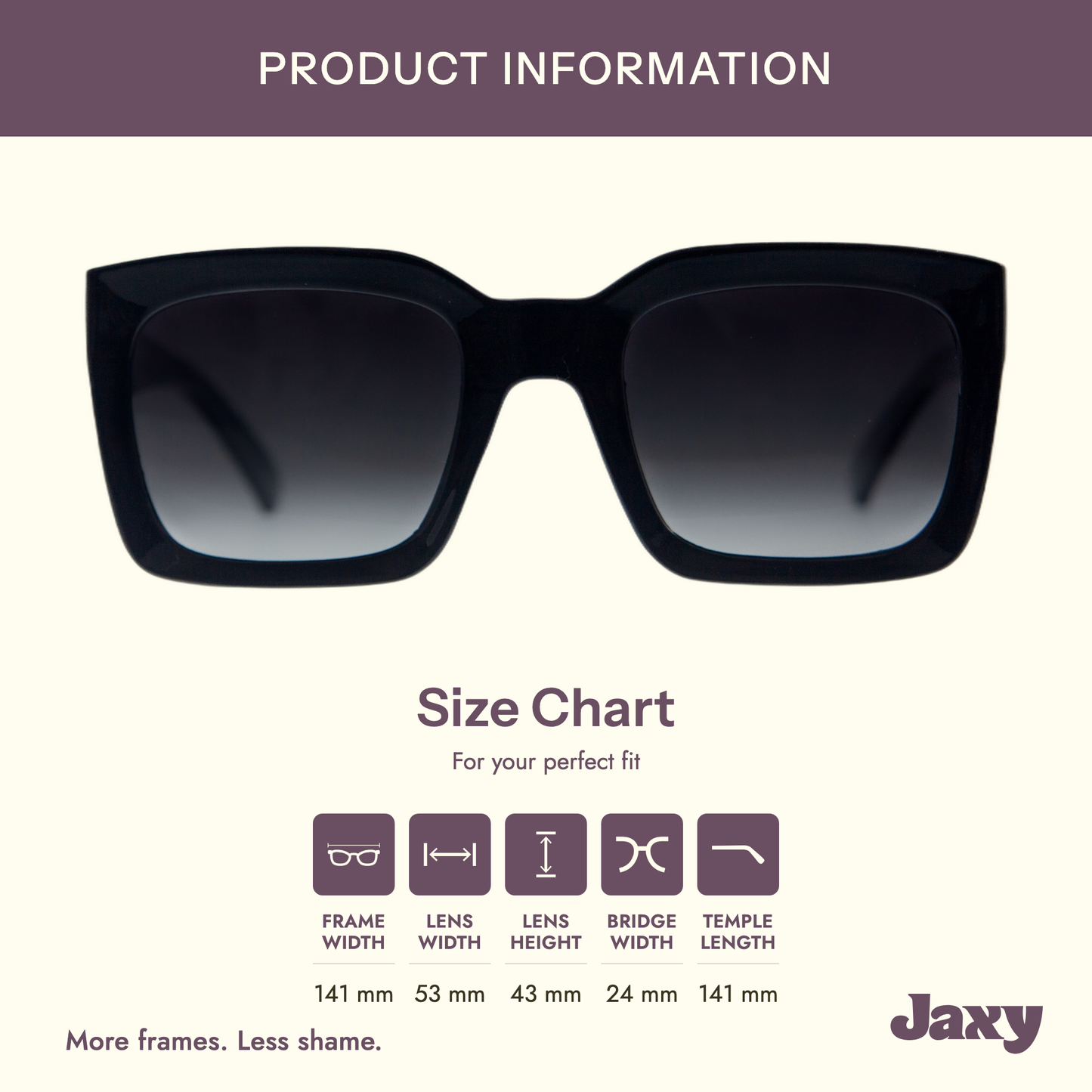 Jaxy Eyewear - Canyon - Classic Polarized Square Sunglasses for Women & Men: Tortoise