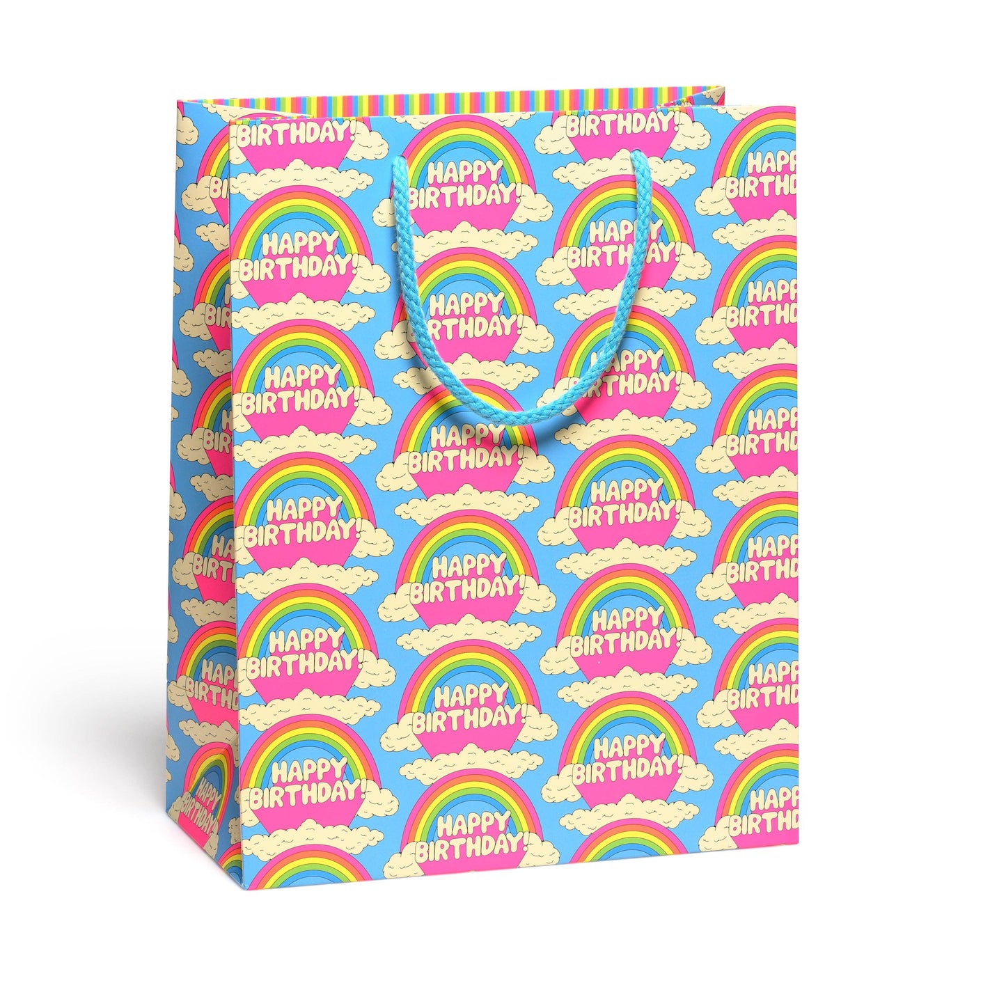 Red Cap Cards - All Over Rainbows gift bags: Medium