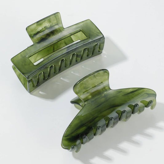 Adorro - Jade Green S/M - Assorted Claw Clips : Assorted