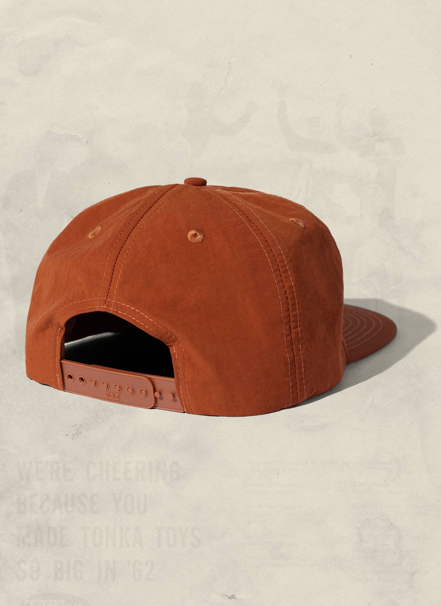 Nylon Field Trip™ Snapback Hat: Rust