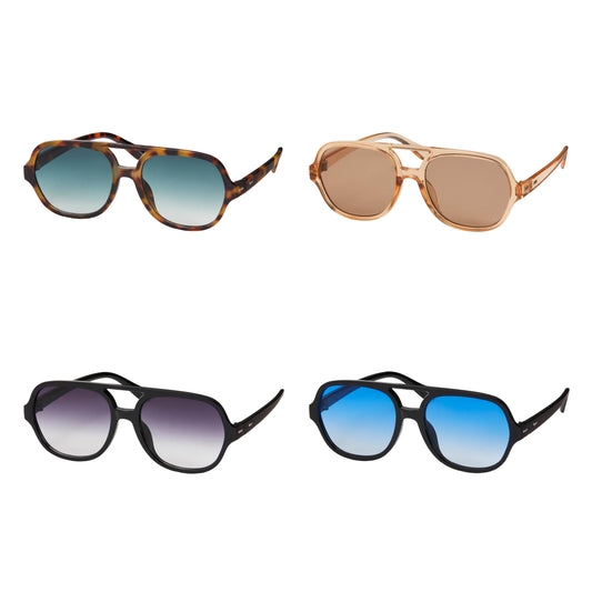 Blue Gem Sunglasses Inc - 1167 - NEW - Heritage Aviator Assorted Colors