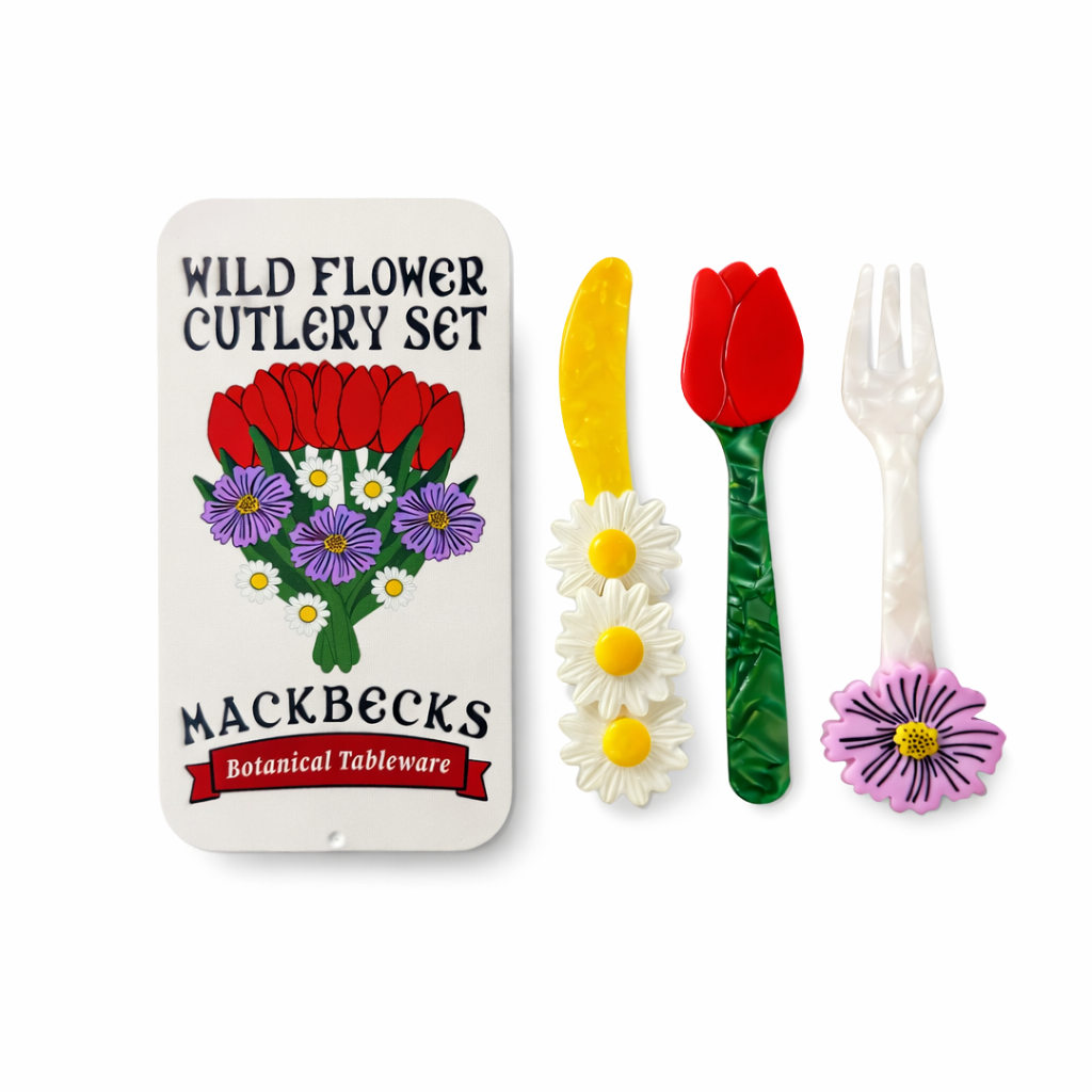 MackBecks - Wildflower Cutlery Set