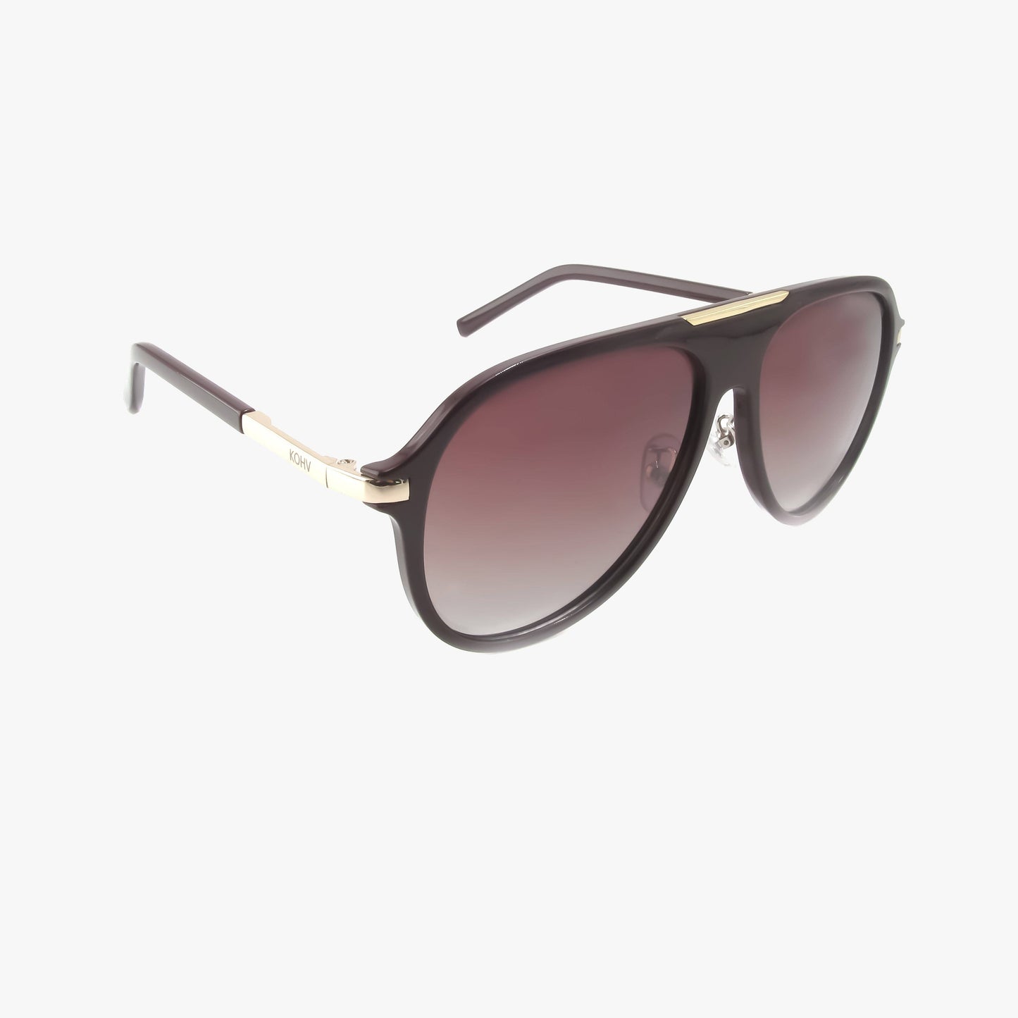 Kohv Eyewear - AURA PLUM Polarized Fashion Aviator Sunglasses