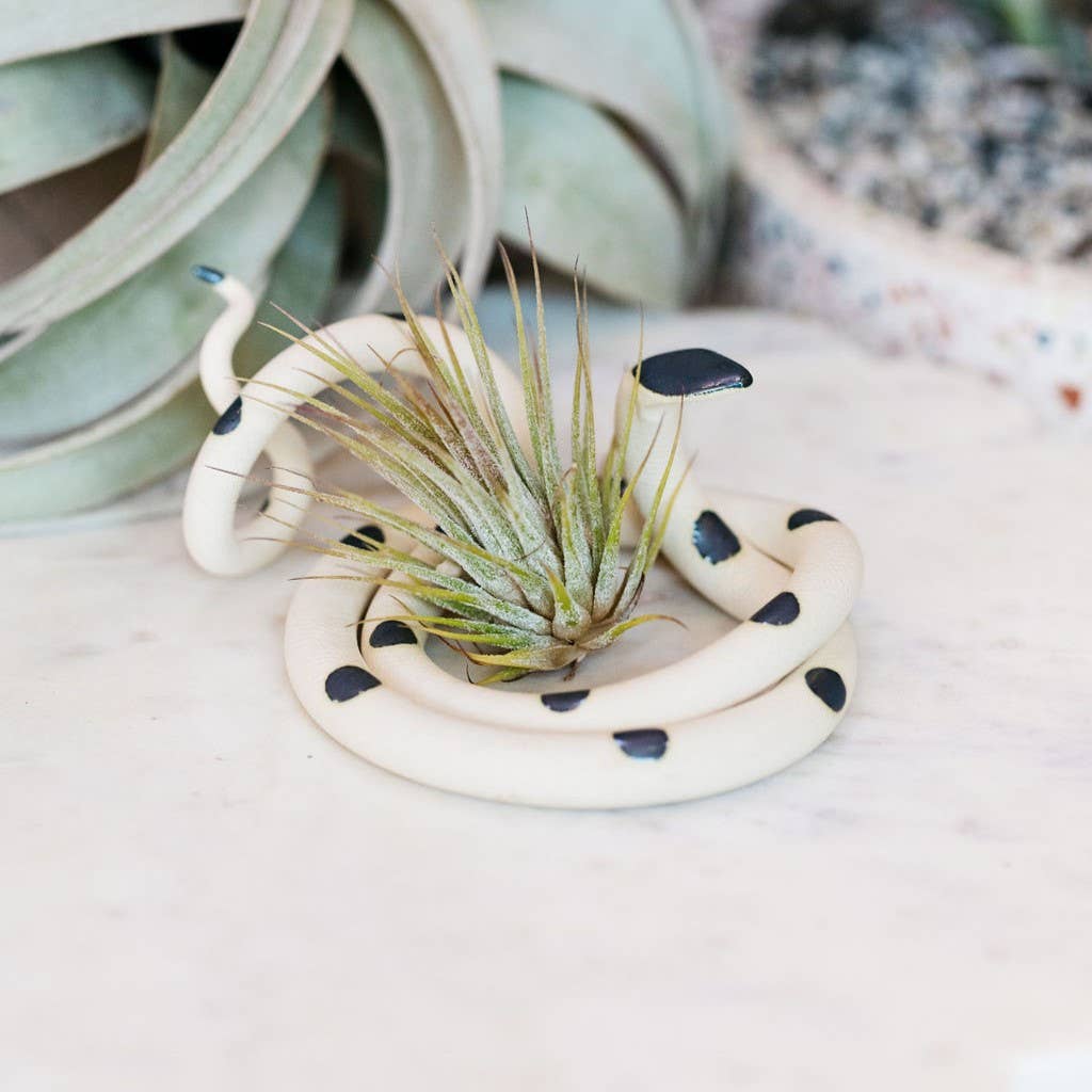 Carter & Rose - Medium Ceramic Snake: Sylvia / Without Plant