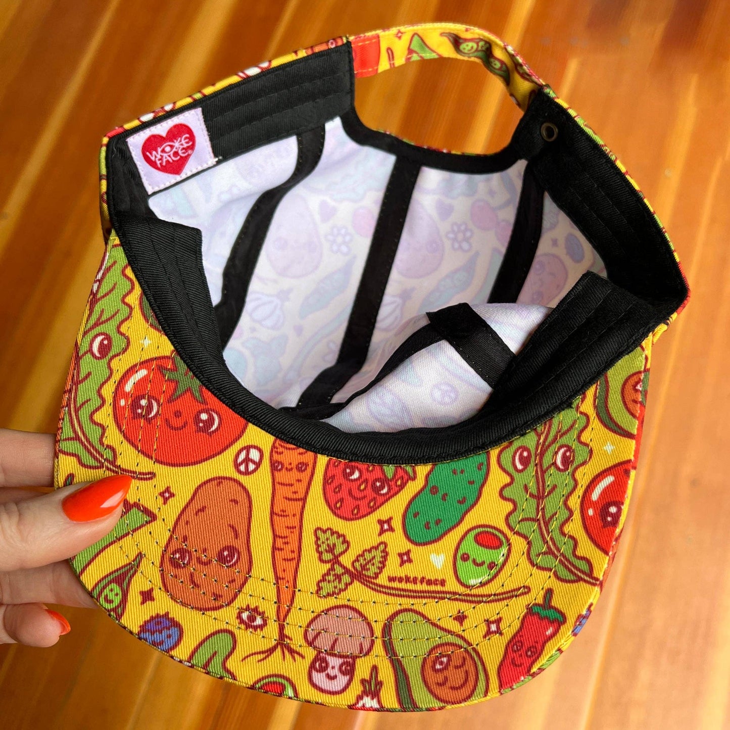 Wokeface - Hat - Vegetables Pattern