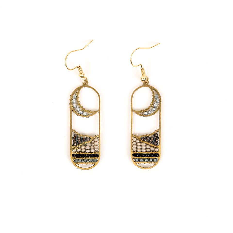Altiplano - Moonview Earrings: Sunset