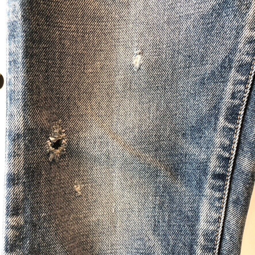 26 - Moussy Vintage Distressed Button Fly Womens Frayed Hem Jeans 0321HK