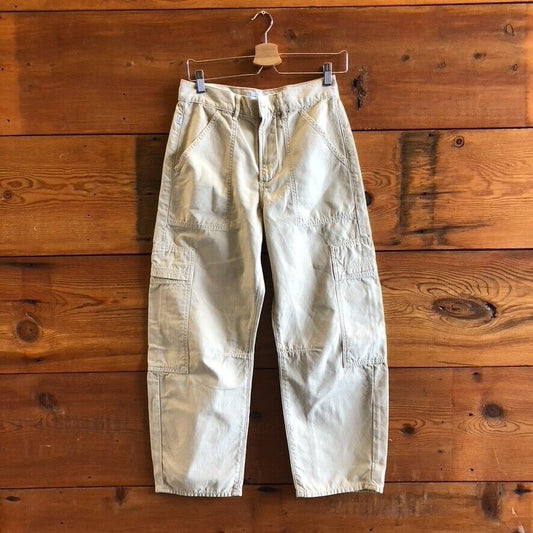 26 - Citizens of Humanity Sand Khaki Barrel Leg Marcelle Cargo Pants EUC 0507KL