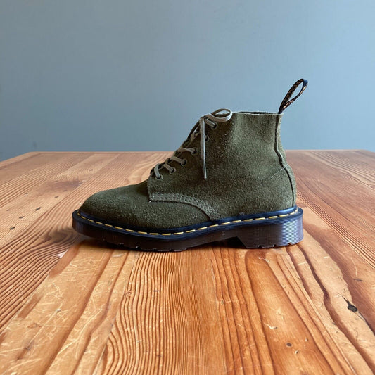 7 - Dr. Martens Green Desert Oasis Suede 101 Made in England Ankle Boots 0716MD