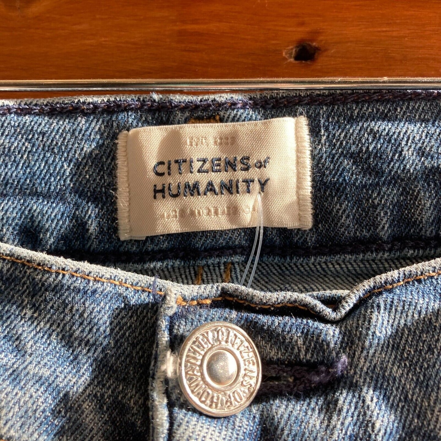 28 - Citizens of Humanity Charlotte Slim Straight Button Fly Jeans 0608TC