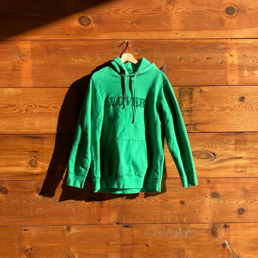 L Mens - Bianca Chandon Green LOVER Pullover Hoodie Hooded Sweatshirt 1118AR