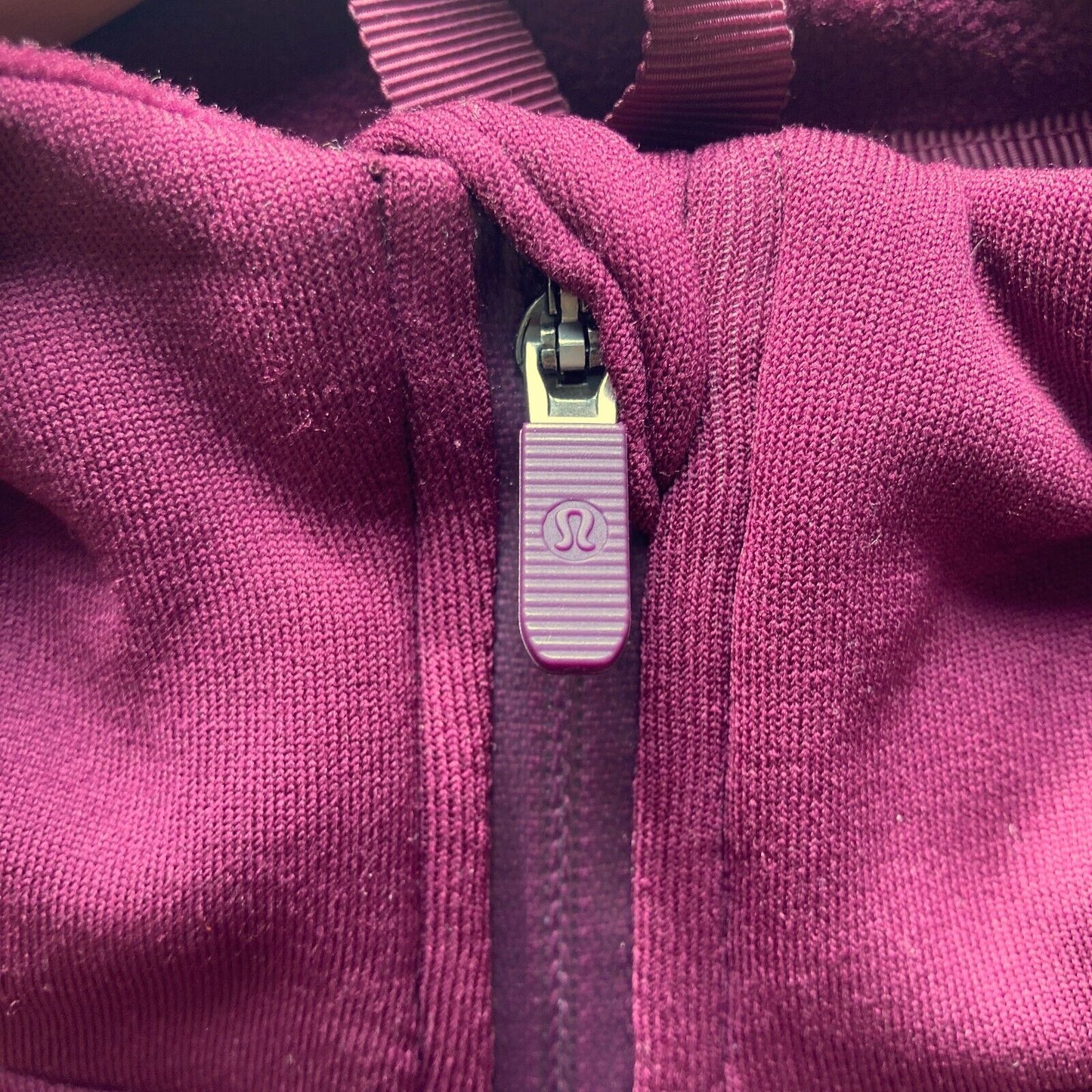 2 - Lululemon $168 Marvel Maroon Zip Up Fleece Flurry Hooded Jacket 0703SC