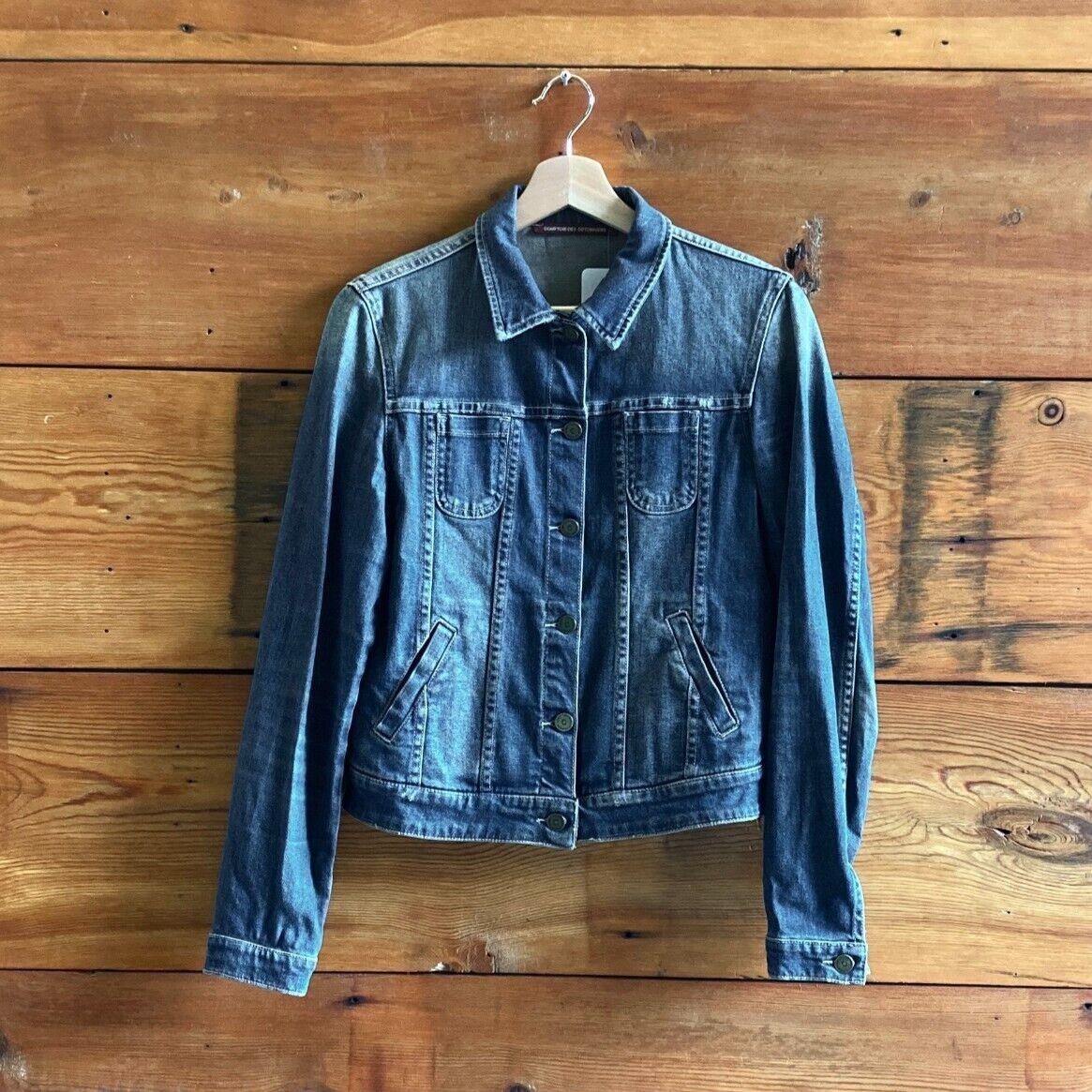 38 - Comptoir Des Cotonniers Rirea Classic Denim Trucker Jean Jacket 1026KS