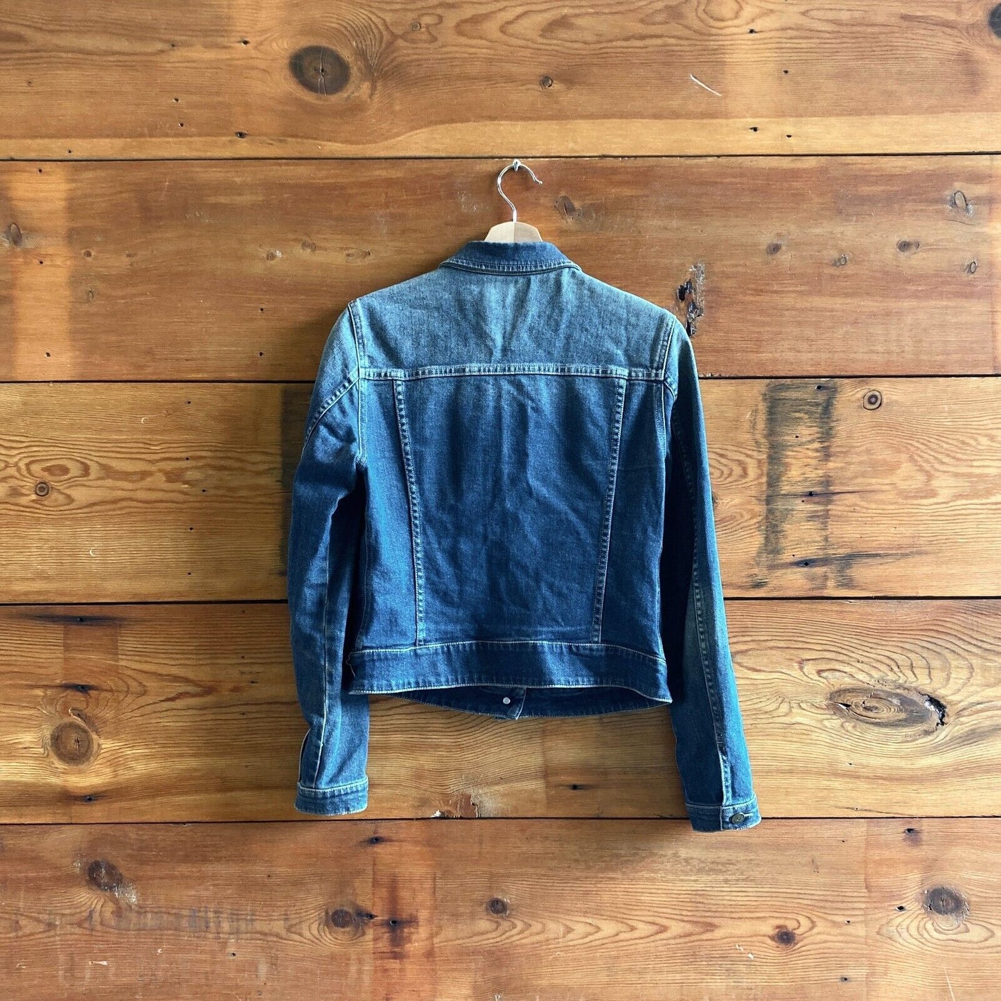 38 - Comptoir Des Cotonniers Rirea Classic Denim Trucker Jean Jacket 1026KS