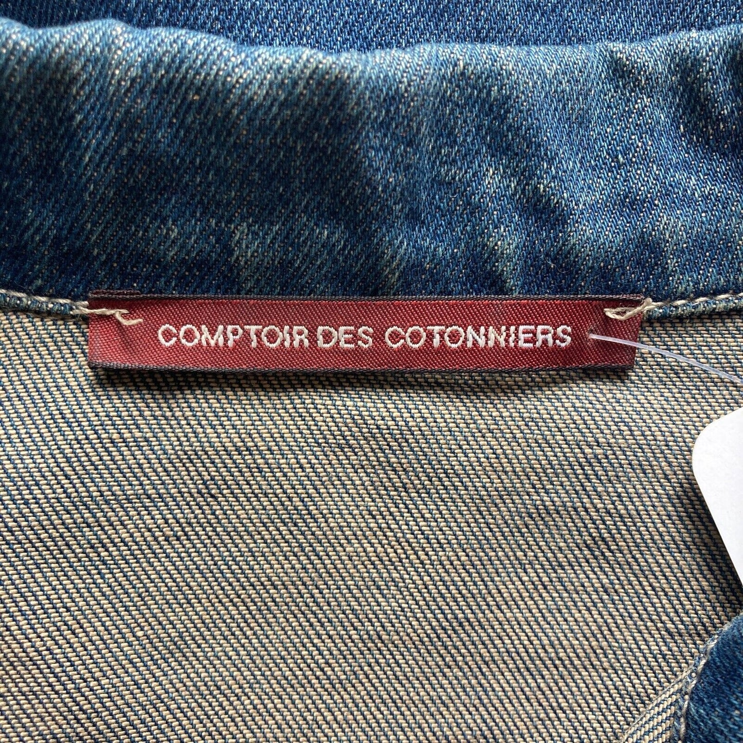 38 - Comptoir Des Cotonniers Rirea Classic Denim Trucker Jean Jacket 1026KS