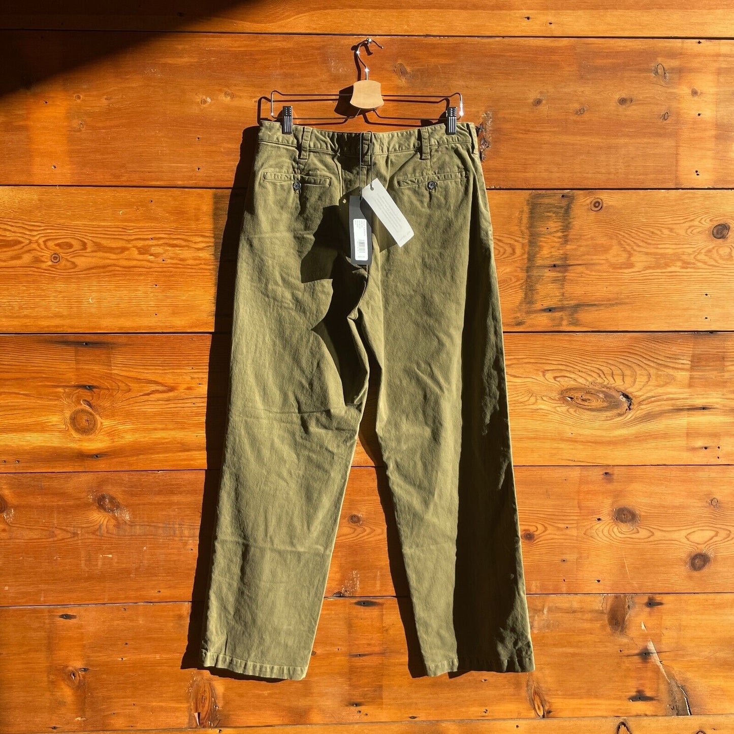 8 - Nili Lotan $395 Olive Green Eliot Relaxed Chino Boy Pants NEW 4427SC