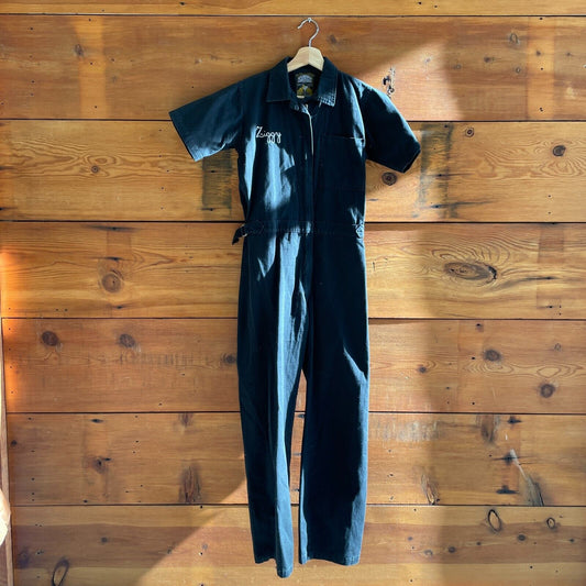 XS - Sugarhigh Lovestoned Black Ziggy Cosmos Short Sleeve Jumpsuit 1030SF