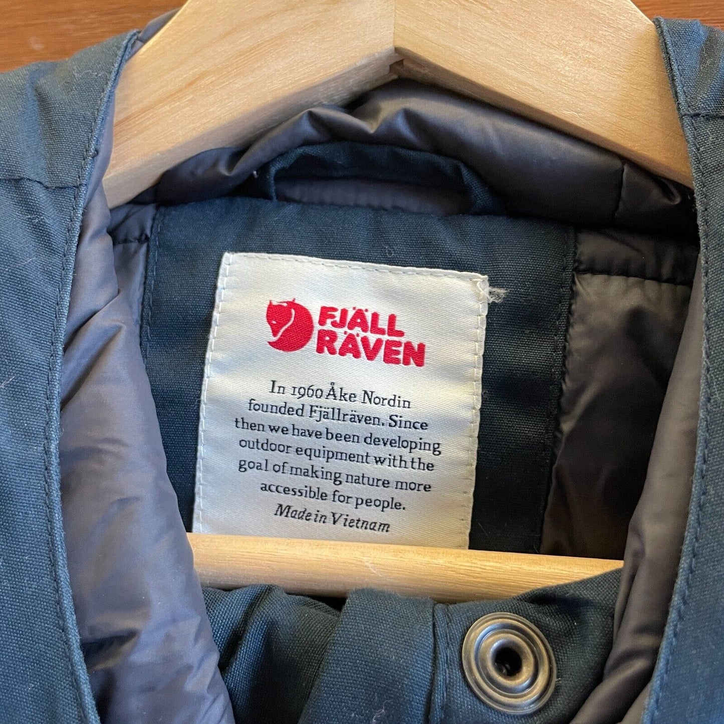 XXS - Fjallraven Dark Blue Kiruna Padded Parka Womens Hooded Coat Jacket 3333MC