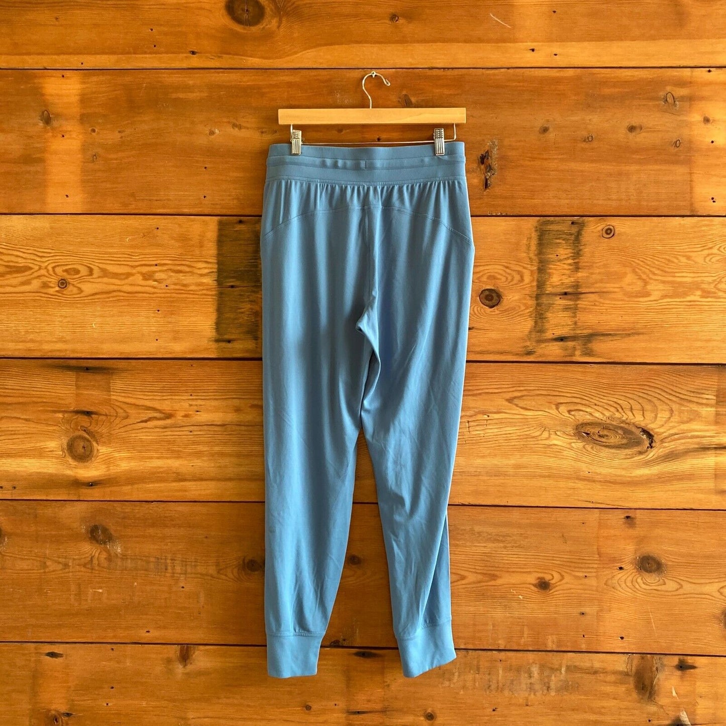 8 - Lululemon Blue Drawstring Waist Soft Jersey Knit Joggers Pants 4427SC