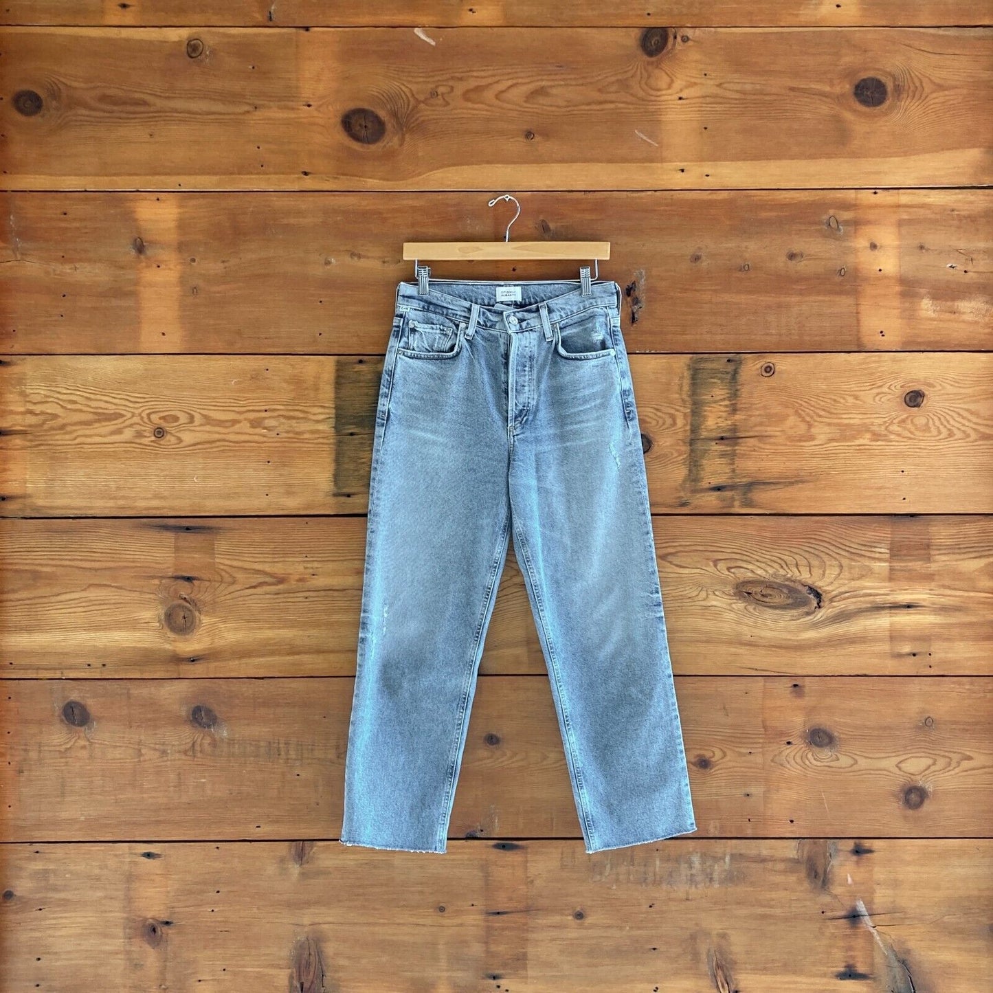 27 - Citizens of Humanity Florence Button Fly High Rise Straight Jeans 1030KR