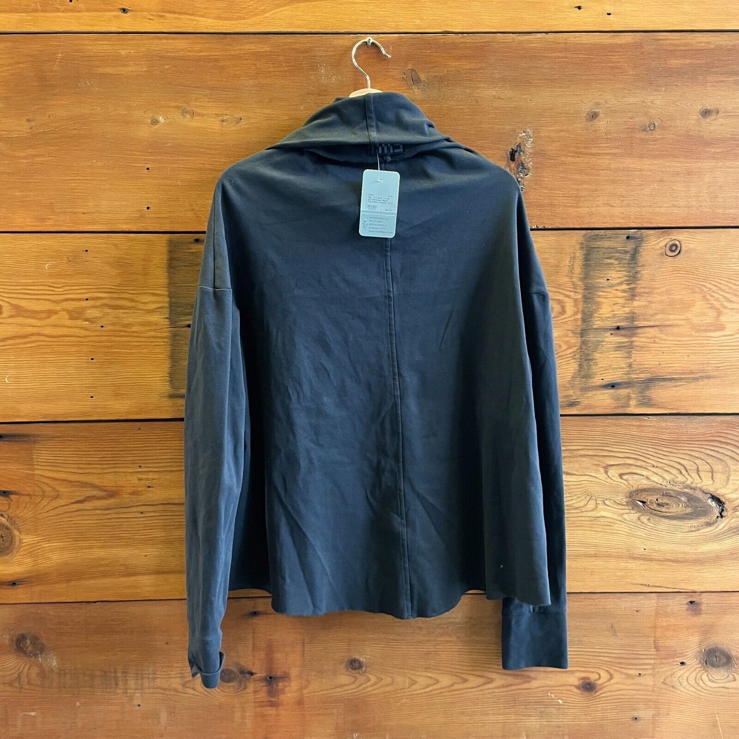 OS - FUI $240 **cked Up Individuals Black Turtleneck Pullover Shirt Top 1217MA