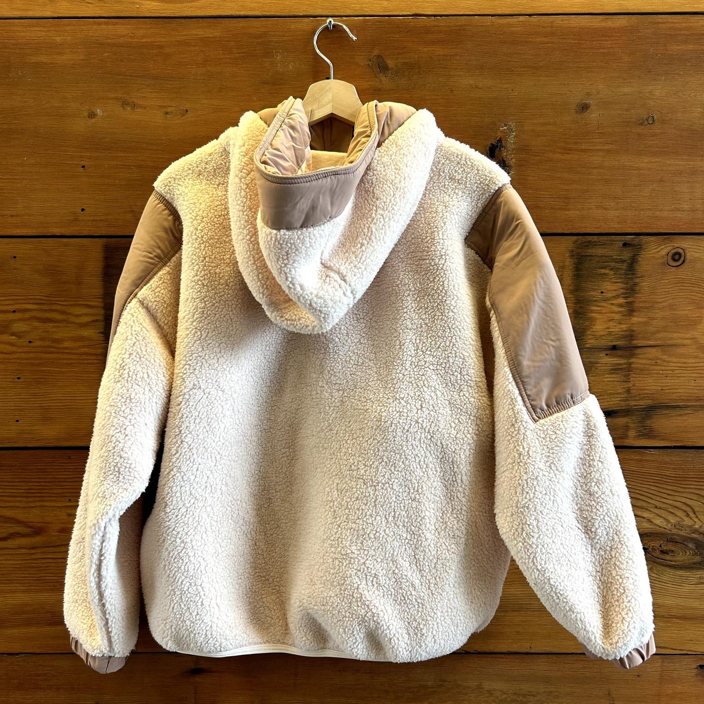 XS - FP Movement Free People Vanilla Chai Pullover Lead the Pack Fleece 0215LM