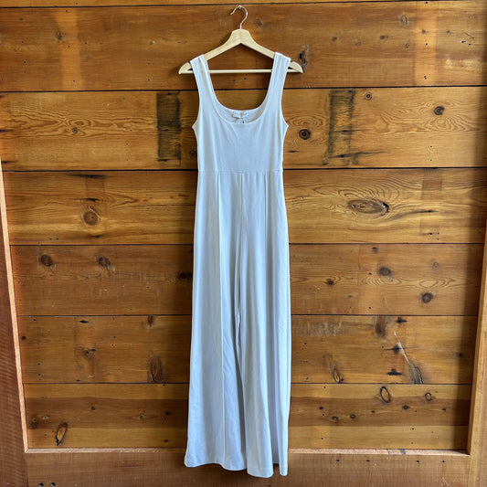 2 / S - Ripley Radar White NEW $238 Ponte Knit Tank Wide Leg Jumpsuit 1129CG
