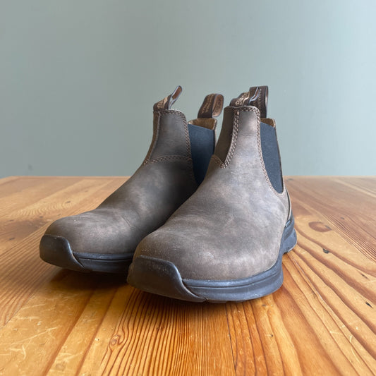 4 / 7 US WMNS - Blundstone Brown Heritage Classic Chelsea Boots 0109SS