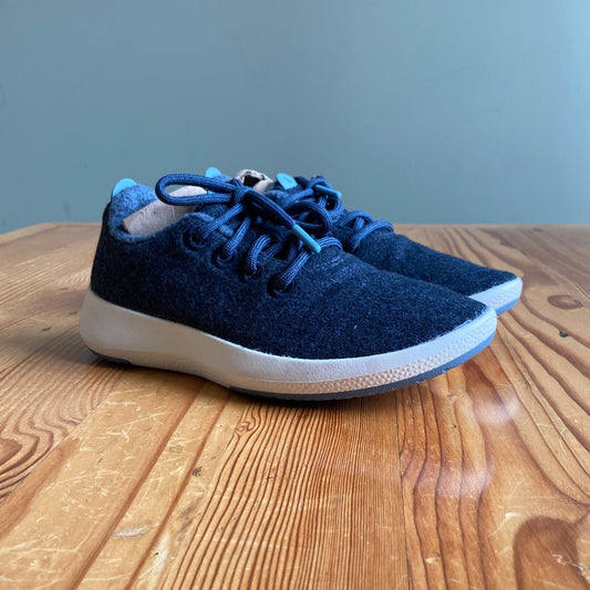 7 - AllBirds NEW Navy Blue Wool Runners Sneakers Womens Shoes 0806JH