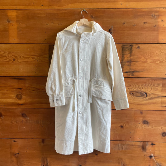 XS - Everlane Bone White The Canvas Organic Cotton Parka Jacket 0601HW