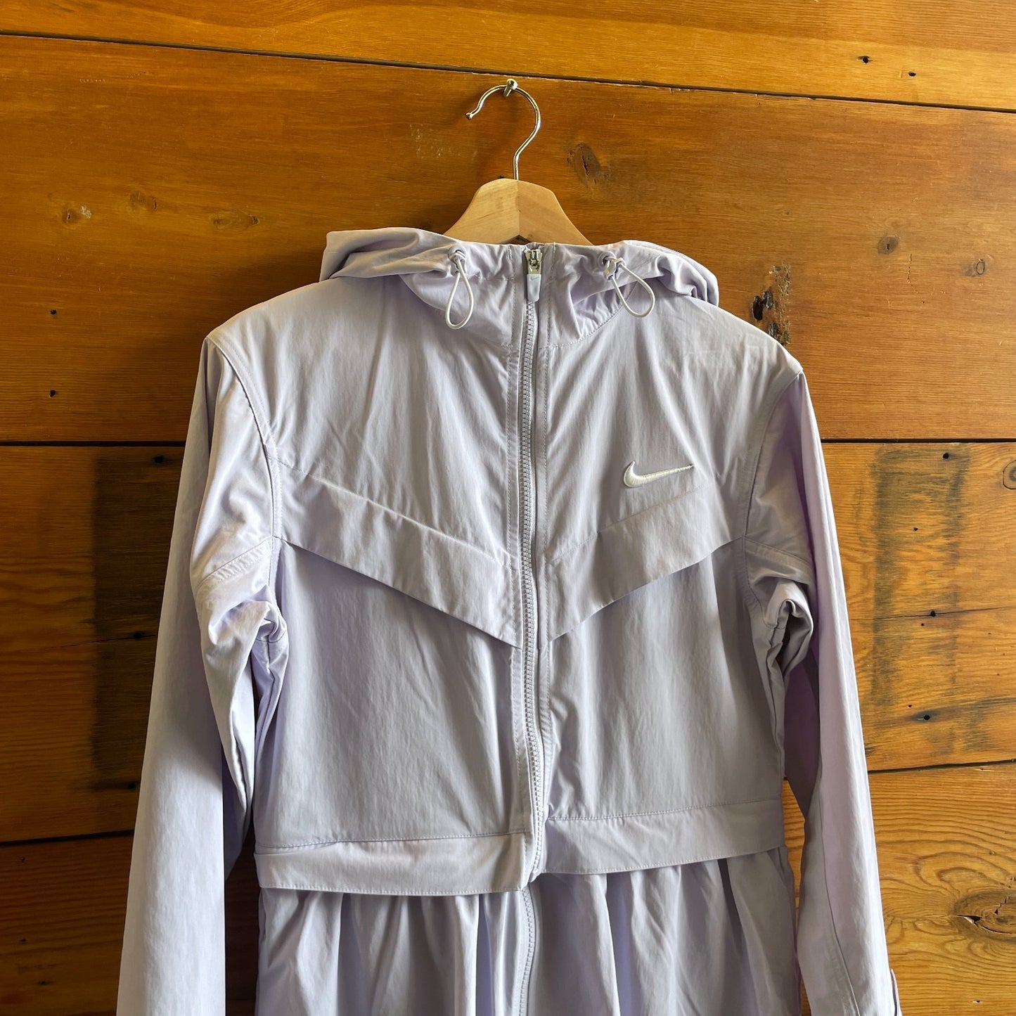 S - Nike Purple Serena Williams Design Crew Hooded 3-In-1 Jacket 1016LD