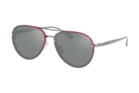 Michael Kors Womens Abilene MK2101 Neon Pink Silver Sunglasses w/ Case 0701JB