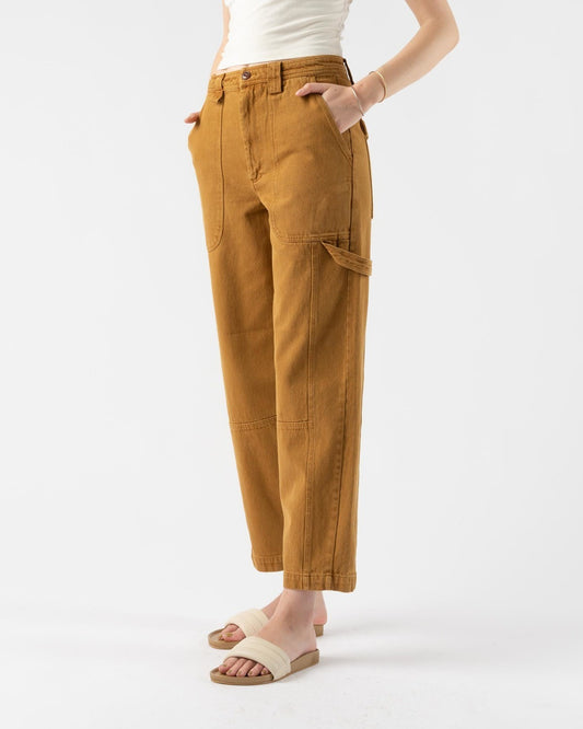 26 - Alex Mill Brown Phoebe High Waist Relaxed Utility Womens Pants 0924JW