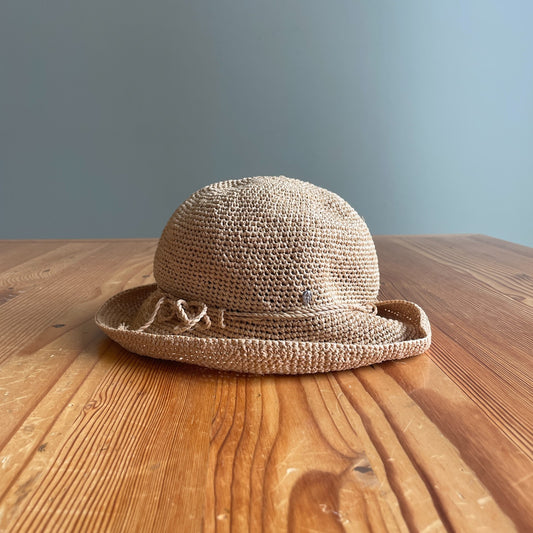 Helen Kaminski Provence 12 100% Raffia Woven Rollable Packable Hat 0510AY