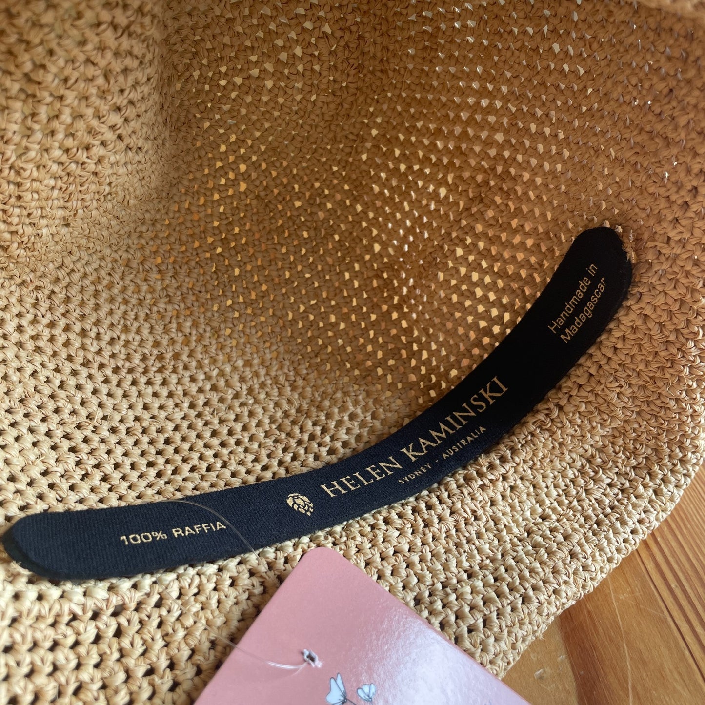 Helen Kaminski Provence 12 100% Raffia Woven Rollable Packable Hat 0510AY