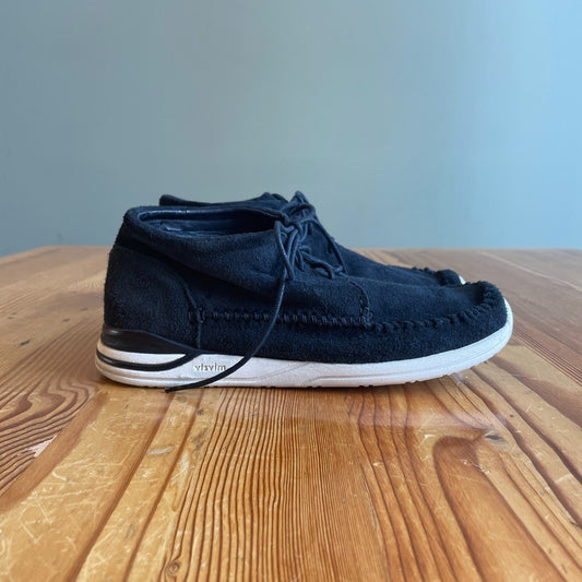 9.5 - Visvim Black Suede Laced Moccasins Sneaker Boots 0706AV