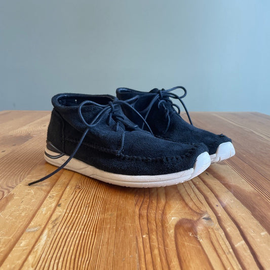 9.5 - Visvim Black Suede Laced Moccasins Sneaker Boots 0706AV