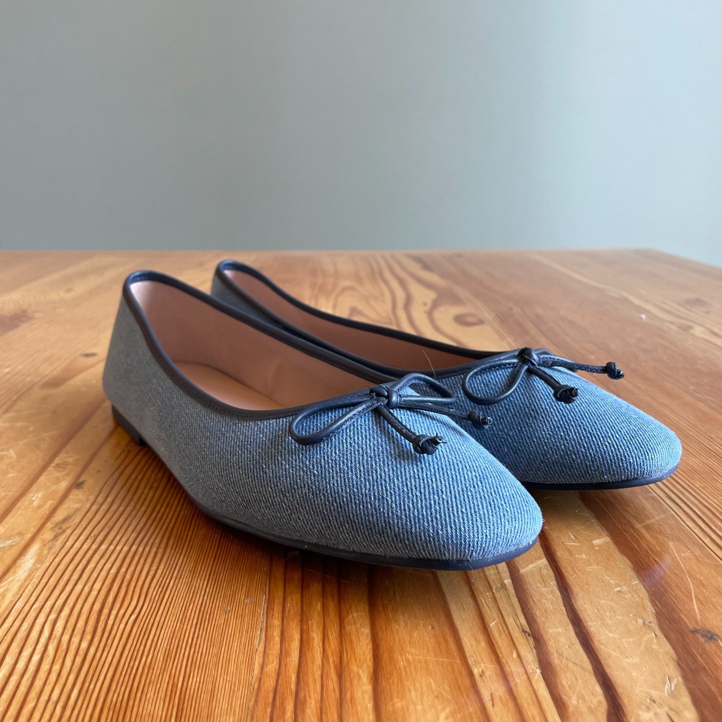 10 - Cole Haan $160 Denim Yara Soft Ballet Flats Shoes NEW w/ Box 0302EB
