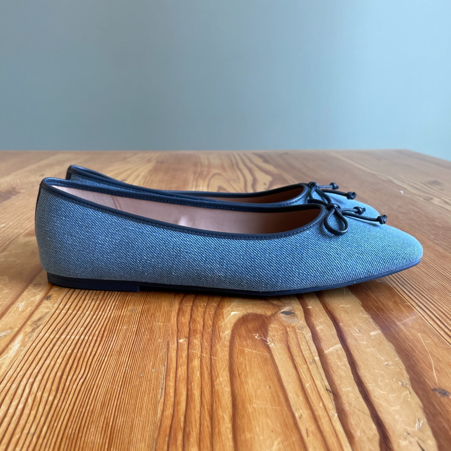 10 - Cole Haan $160 Denim Yara Soft Ballet Flats Shoes NEW w/ Box 0302EB