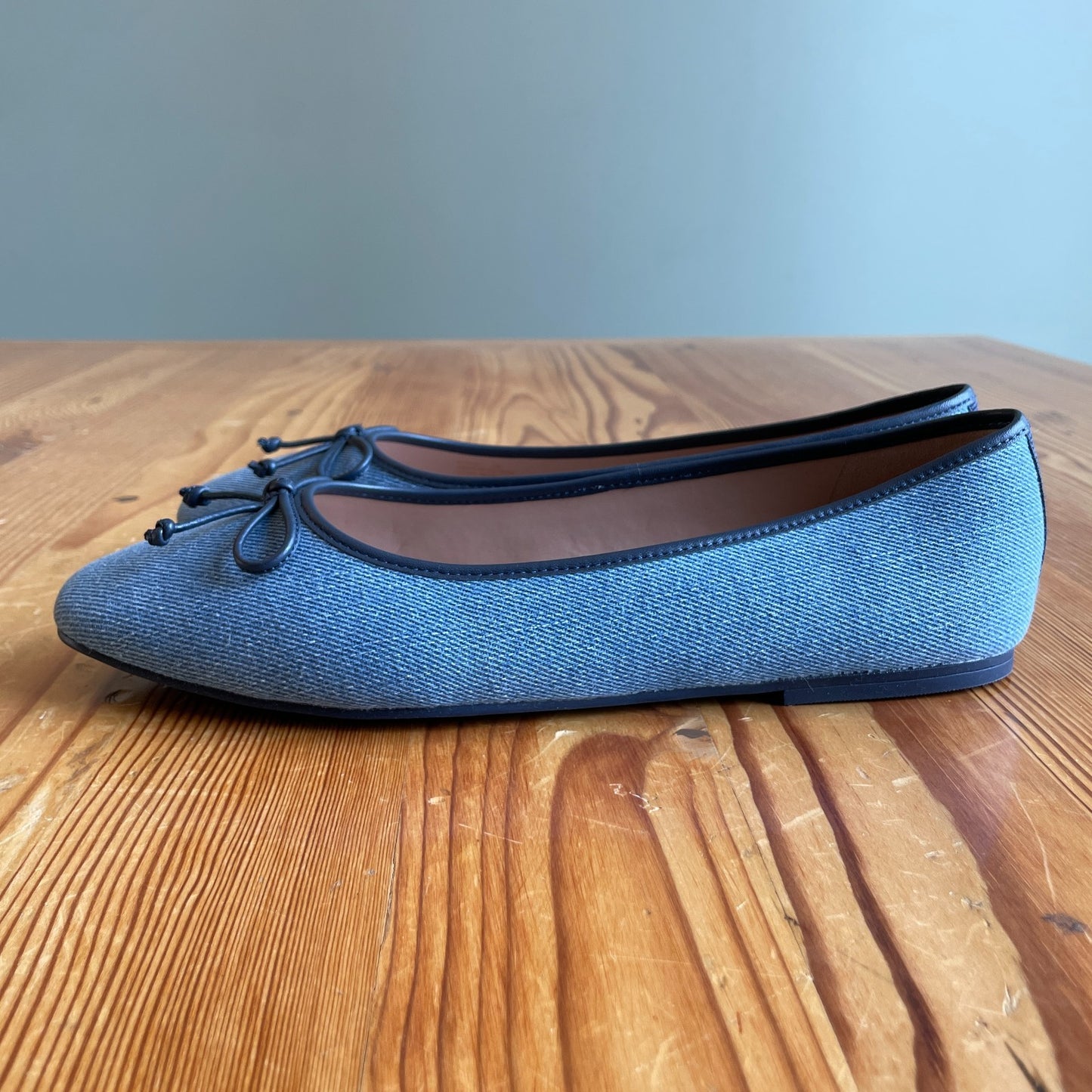 10 - Cole Haan $160 Denim Yara Soft Ballet Flats Shoes NEW w/ Box 0302EB