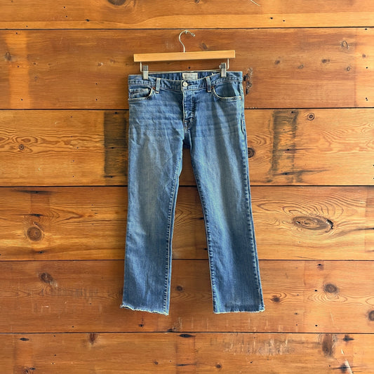 26 - Nili Lotan Low Rise Button Fly Boyfriend Straight Leg Jeans 0804ST