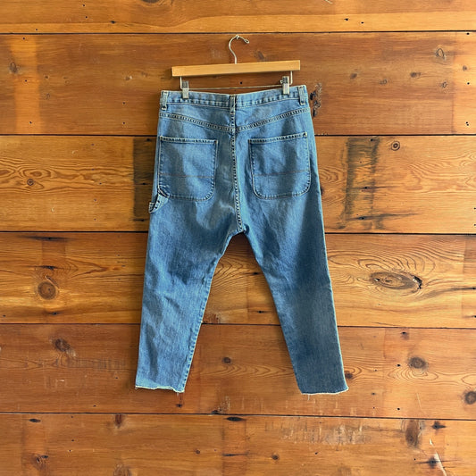28 - Nili Lotan High Waisted Frayed Hem Skinny Padison Carpenter Jeans 0804ST