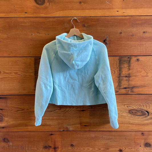 XS / S - Lululemon Mint Cropped Full Zip Scuba Hooded Sweatshirt 0929JM