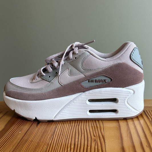 8.5 - Nike Air Max 90 LV8 Platform FD4328-001 Sneakers Shoes NEW 0817JE
