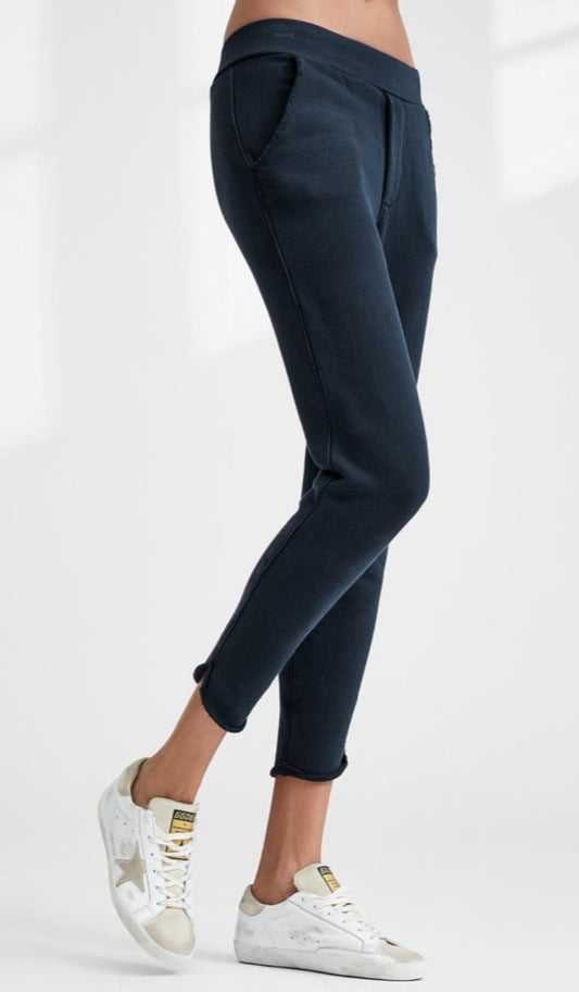 XS - Frank & Eileen Tee Lab Navy Tulip Hem Trouser Sweatpants LAB628TF 0120SC