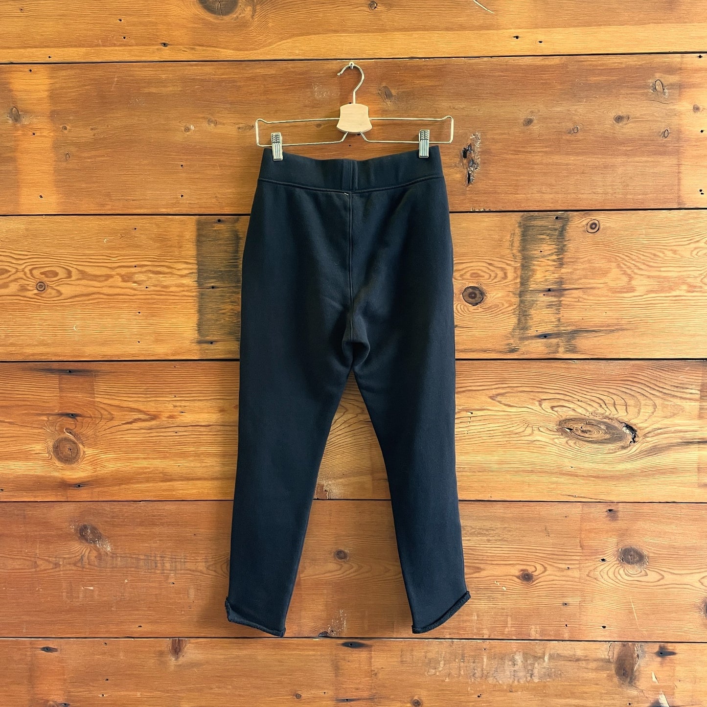 XS - Frank & Eileen Tee Lab Black Tulip Hem Trouser Sweatpants LAB628TF 0120SC